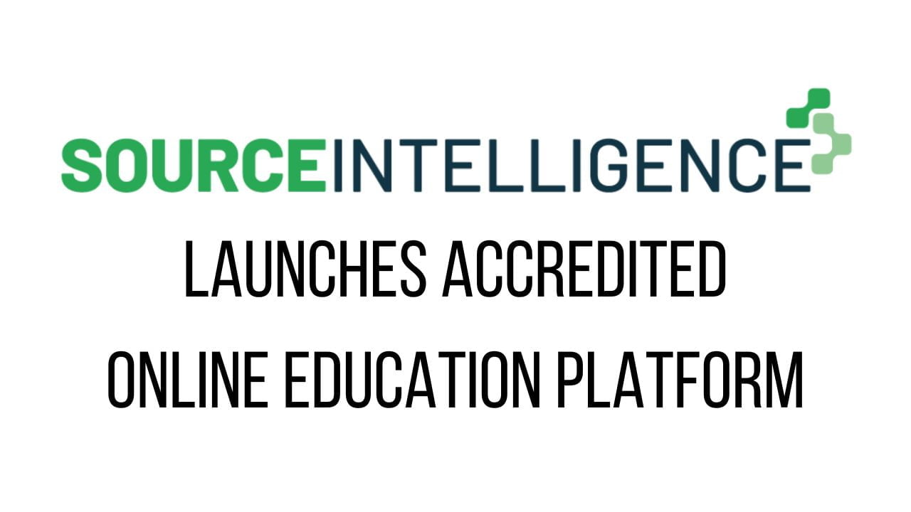 Source Intelligence Launches Accredited Online Education Platform