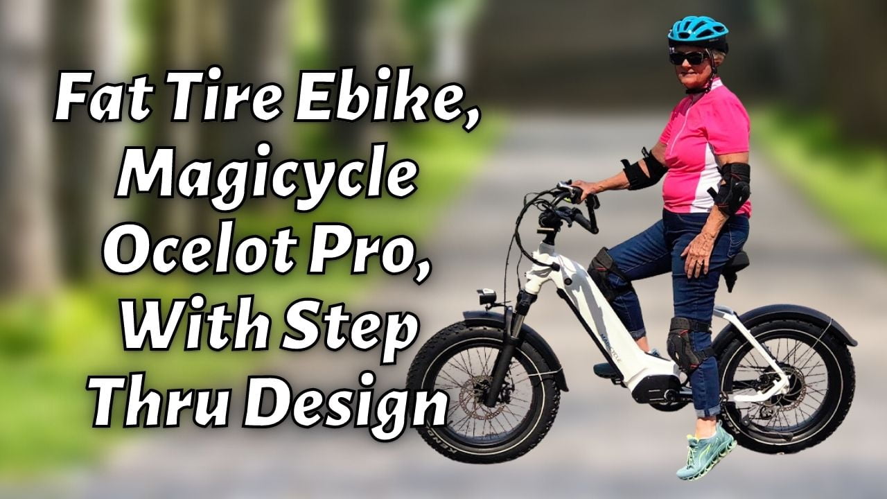 Fat Tire Ebike, Magicycle Ocelot Pro, With Step Thru Design